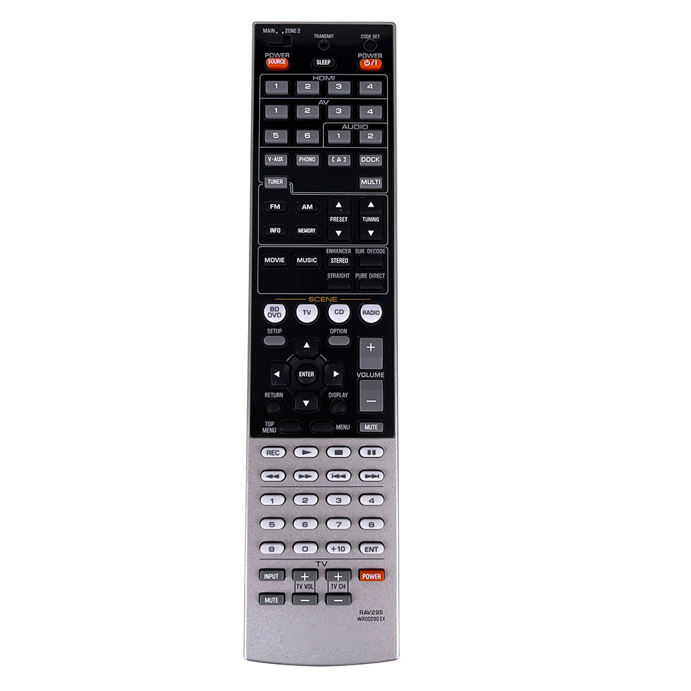 New RAV295 WR00290 EX Remote Control For Yamaha TV AV Receiver RX-V765