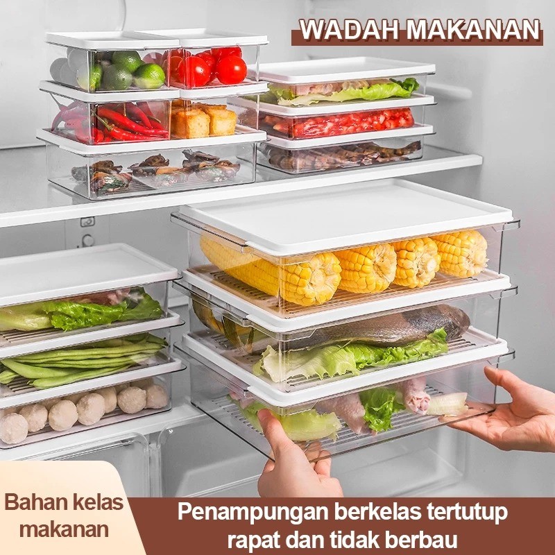 Terbaru Freshly Food Containers Kotak Makanan - Food Container Kulkas Premium - Kotak Penyimpanan