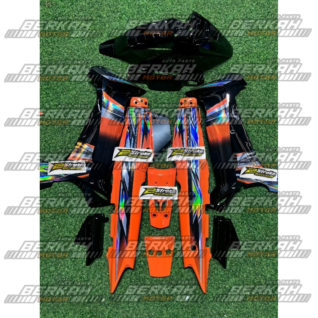 Cover Body Fizr Full Set Halus Body Fizr Full Clutch Hitam Oren 2004 Hologram Body Set Halus Yamaha 