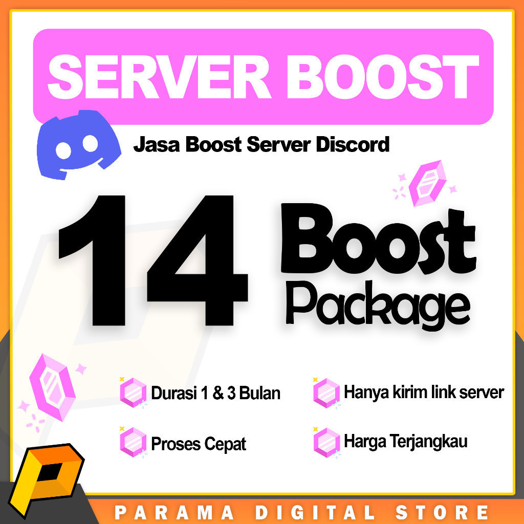 JASA BOOST DISCORD SERVER untuk 1 & 3 Bulan FULL GARANSI