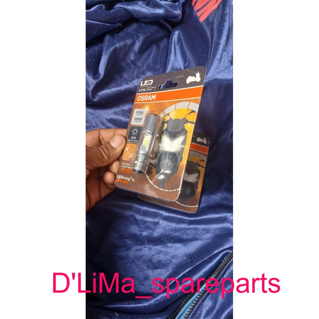 BOHLAM LED MOTOR LAMPU BOHLAM DEPAN LED OSRAM putih motor beat fi vario GRAND SUPRA mio m3 vega