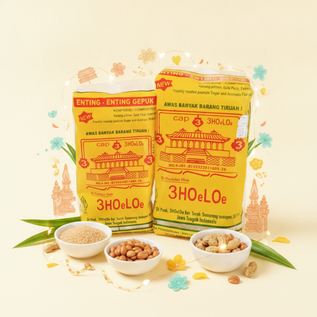 Enting-enting Gepuk Kacang Holo 3 Camilan Khas Semarang Enak Gurih