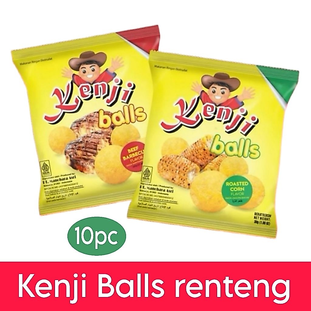 Kenji Koboi Balls snack isi 10bj renceng