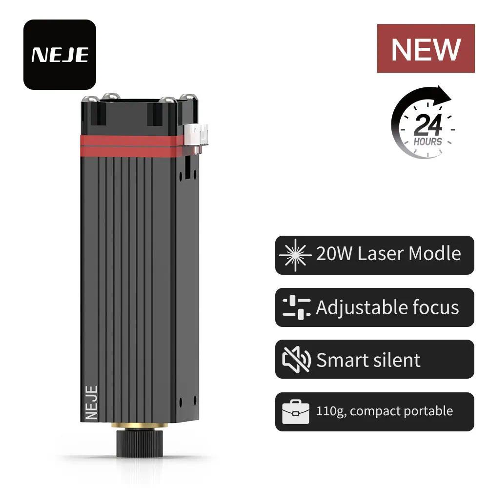 NEJE N30820 20W Laser Engraving Module Adjustable Focus And Silent for Cnc Laser Engraving Cutting M