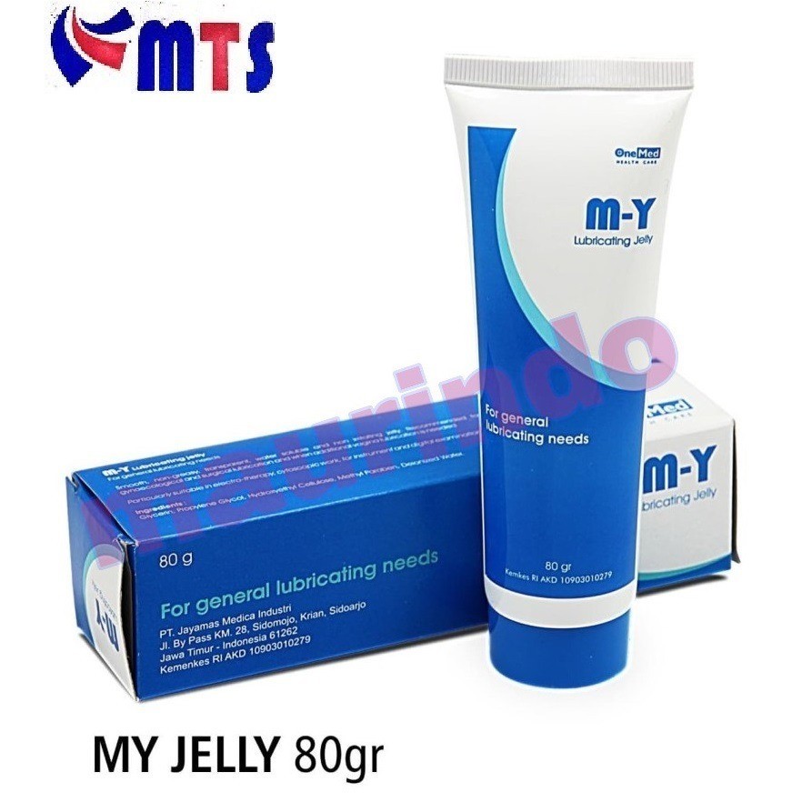 Onemed MY Jelly Gel Lubricant Tube 80g Jel Lubrikasi 80 gram