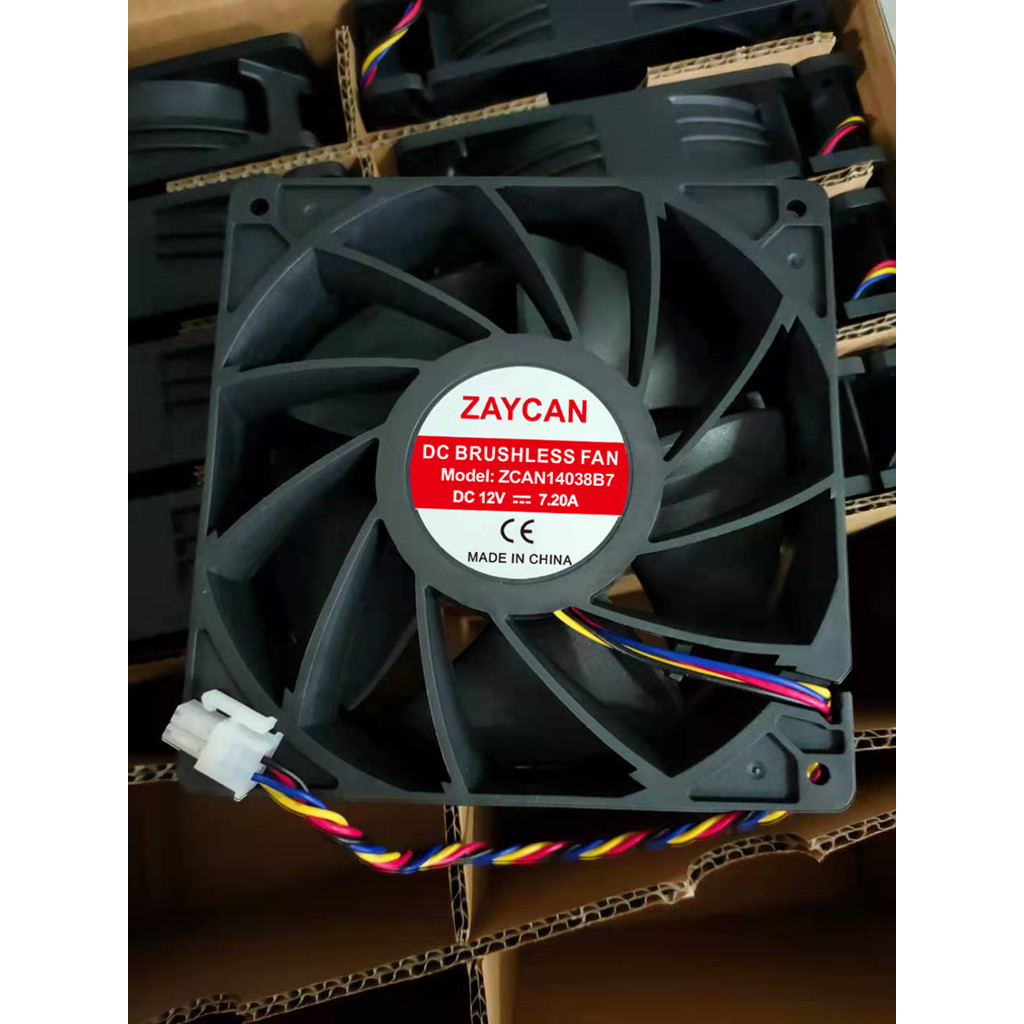 Whatsminer M10 M20 M21 Fan 6Pin140x140x38mm 7500RPM DC12V M30 M31 M50 Whatsminer Cooling Fan