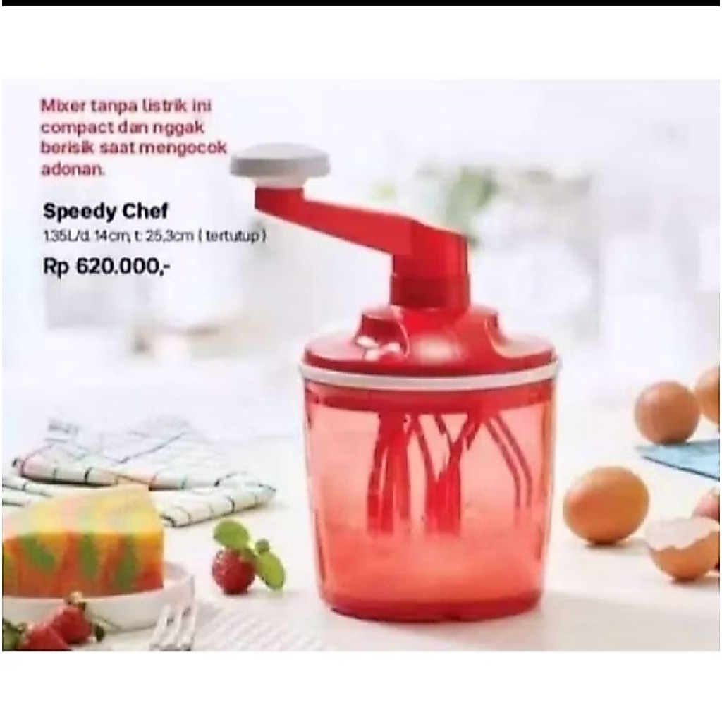 Mixer Manual Tanpa Listrik Tupperware Baru ORI / Speedy chef Tupperware