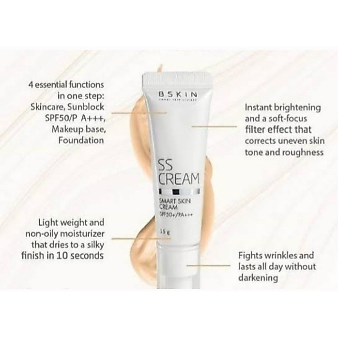 Ss cream bskin 15gr ori 2028 segel asli