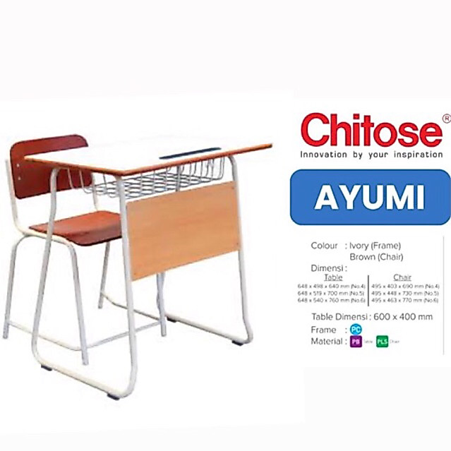 Meja Kursi Sekolah Chitose