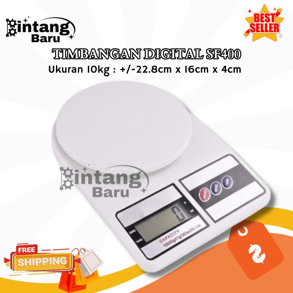TIMBANGAN DAPUR DIGITAL SF400  TIMBANGAN LCD DIGITAL  DIGITAL SF400 -BB