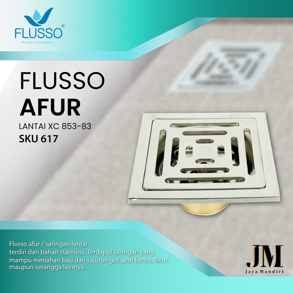 Flusso Saringan Air Afur Saringan Got Afur Lantai Floor Drain Saringan Kamar Mandi | 617