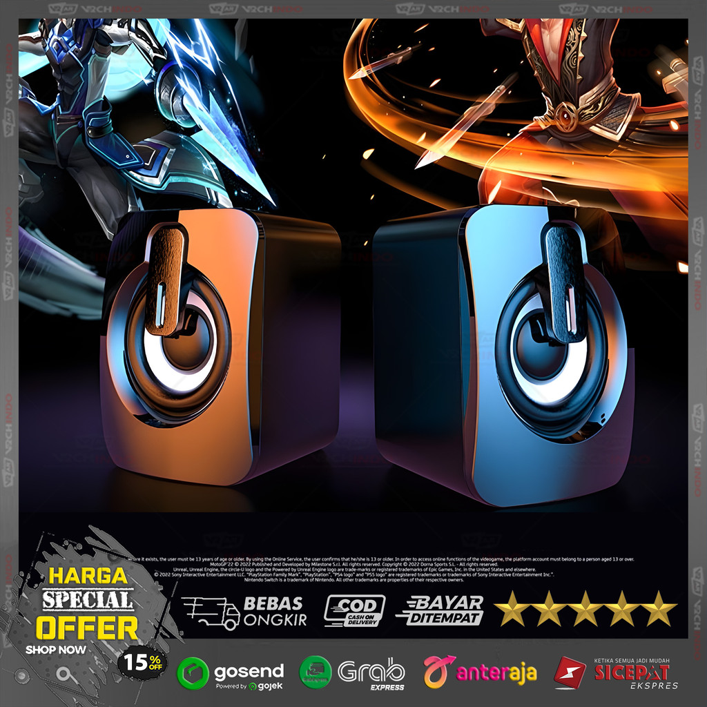 Speaker Multimedia / Speaker USB / Speaker PC Desktop Mini Stereo Sound Plug & Play High Quality 