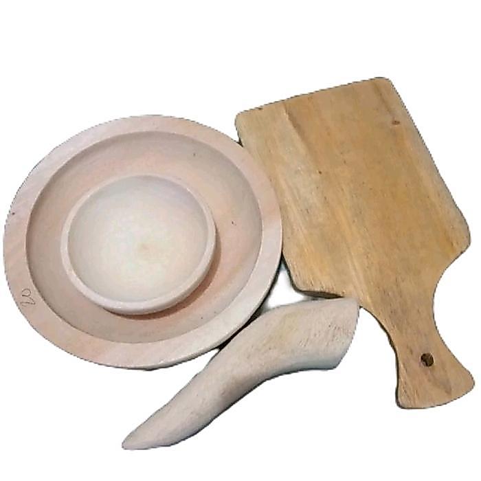 TERMURAH Paket set cobek 4 in 1 kitchenware alat dapur