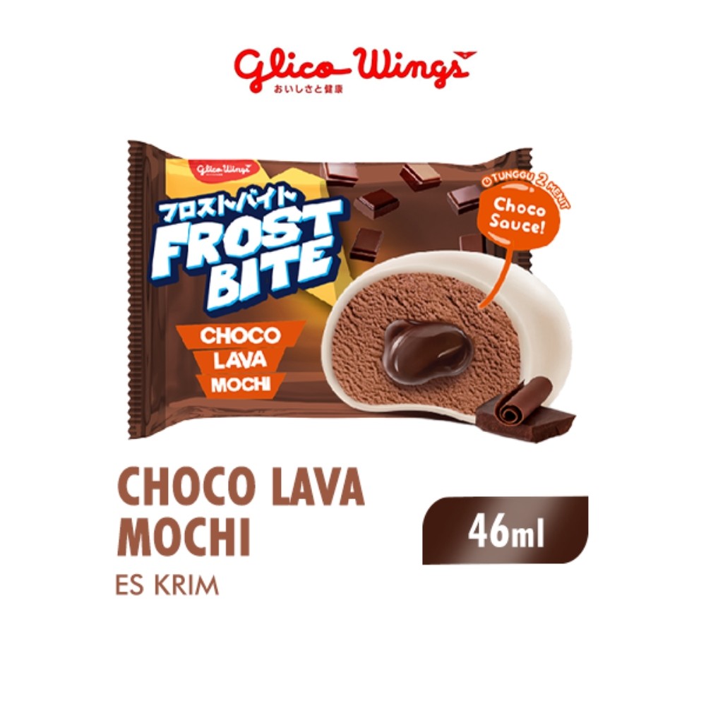 Glico Wings Frosbite Mochi Choco Lava Ice Cream 46 ml