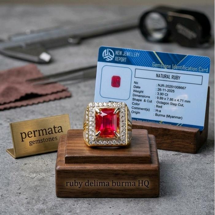 batu permata ruby burma asli pigeon blod ya - 6