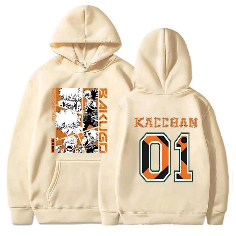 Jaket Anime Bakugou Katsuki manga my hero academia unisex estetik hoody
