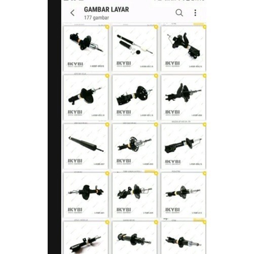 Shockbreaker sokbeker shokbreker Timor timur ikybi iso9001 depan kiri