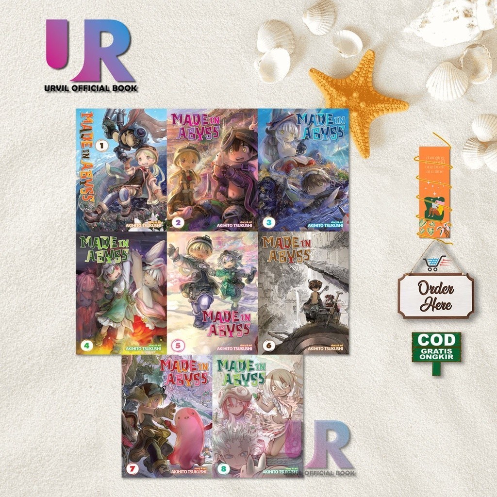 Manga Made In Abyss ( Vol 1 - 14 book series ) By Akihito Tsukushi