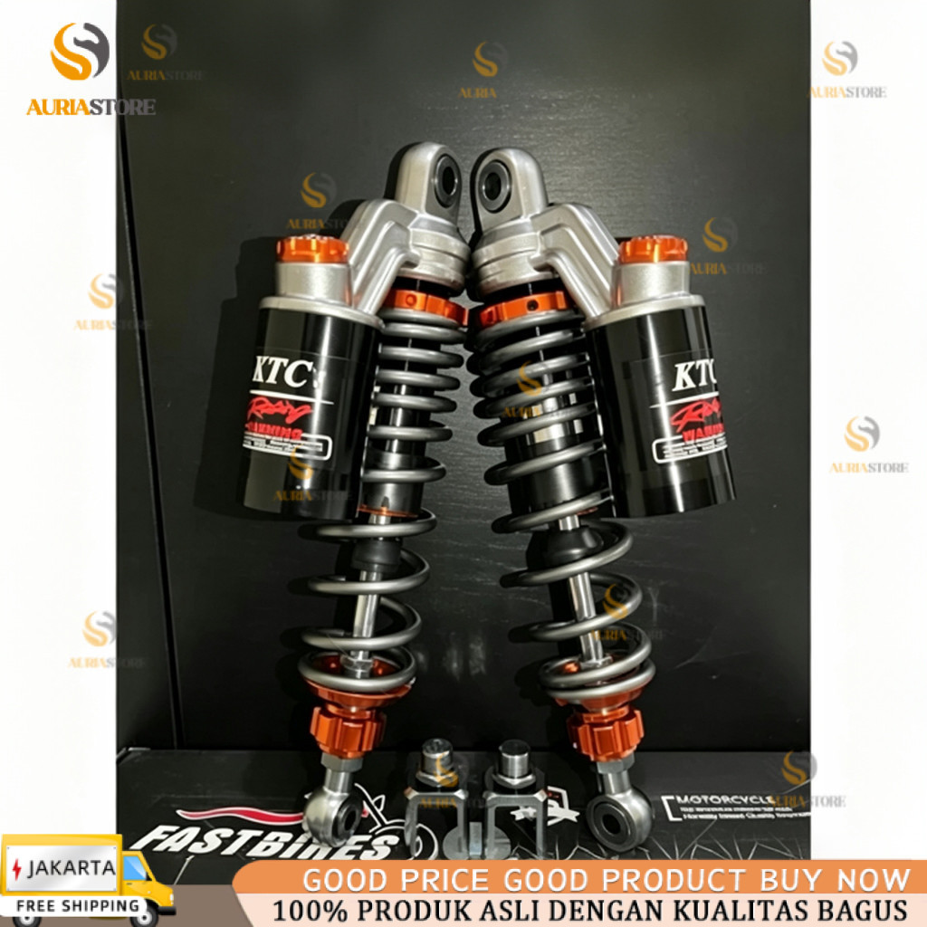 SHOCK BELAKANG TABUNG ATAS  82 DOUBLE SHOCK 290MM 310MM 330MM COCOK KHARISMA CB GL MEGA PRO NOUVO NM
