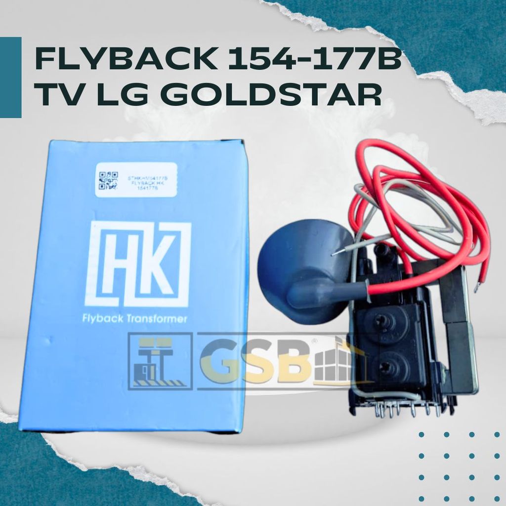 Flyback Pengganti TV Goldstar LG Rusak Matot 154-177B FBT TV Tabung 14 21 Inch Universal