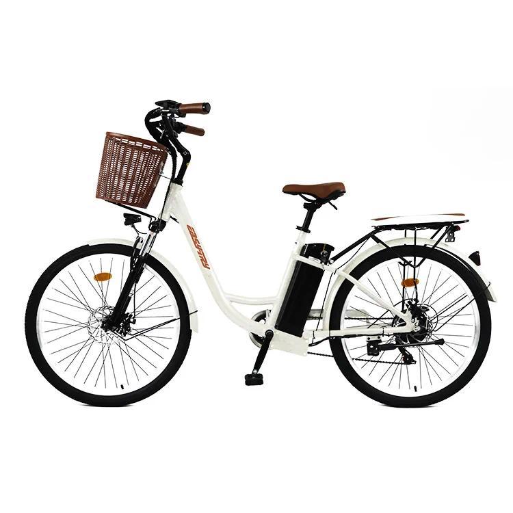Certified 13 Years Electric City Bicycle Wholesale 48V 250w 26 Inch E-Bike with Disc Brake Smart Ele