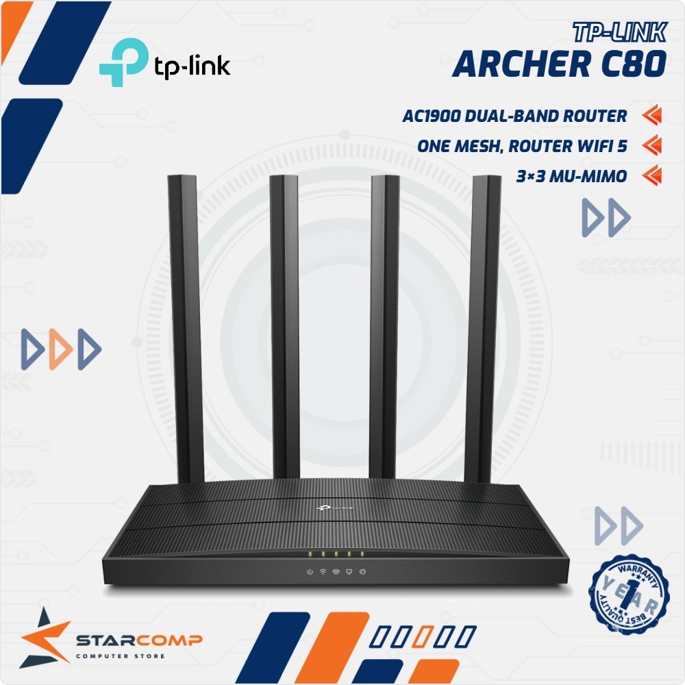 TP-Link Archer C80 AC1900 Wifi Router TpLink Archer C80 C 80