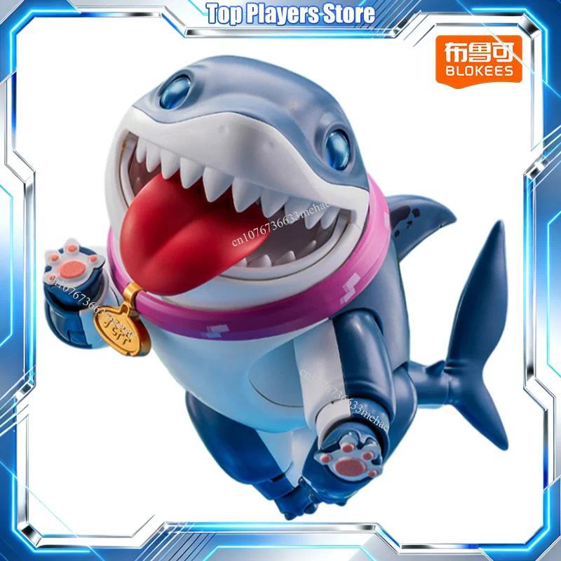 Genuine Blokees Jeff The Land Shark Action Figure Marvel Toys Shark Jeff Assembly Model Kit ampion C