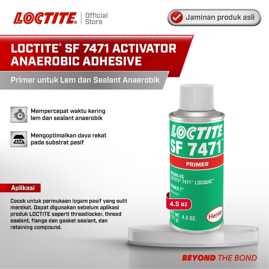 Henkel LOCTITE SF 7471 Primer Lem dan Sealant Anaerobik 4.5 oz