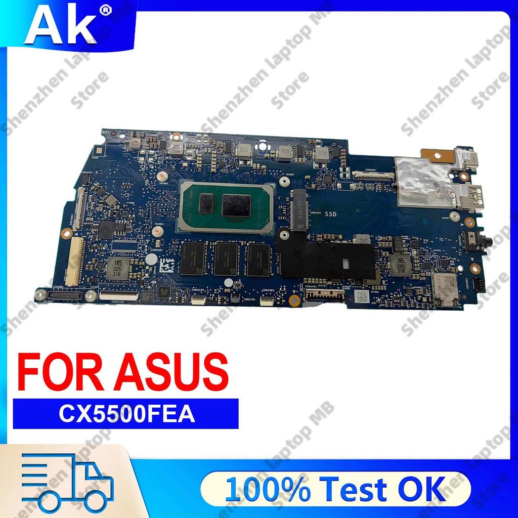 CX5500FEA Laptop Motherboard For ASUS Chromebook Flip CX5 CX5500FEA CX5500F Mainboard With 11th Gen 
