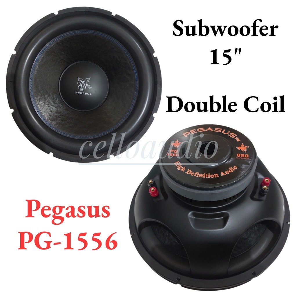 Subwoofer 15 Inch Pegasus PG-1556 Double Coil Pegasus 15" PG 1556