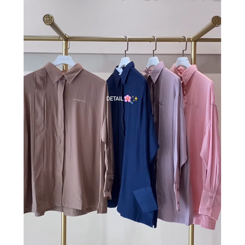 Odette Top Riamiranda Daily Basic Summer Atasan Wanita Blouse Kemeja RM Ria Miranda