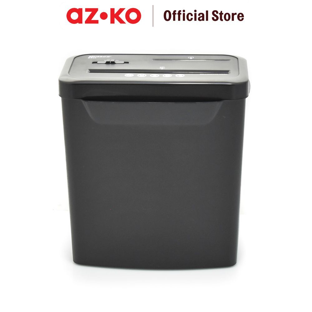 AZKO Krisbow Mesin Penghancur Kertas S340 - Hitam Paper Shredder Pencacah Dokumen Perajang Kertas Sh