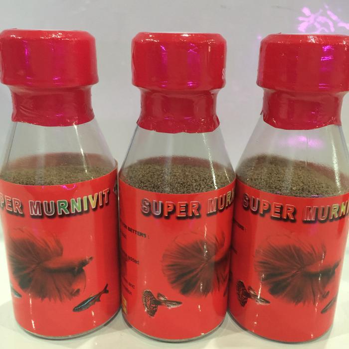 PAKAN IKAN CUPANG MURNI VIT PAKET 3 BOTOL