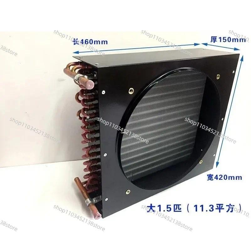 High  Efficiency Copper Tube Oil Cooler Fit 1HP 15HP Water  Cooled Freezer Cake Cabinet Refrigeratio
