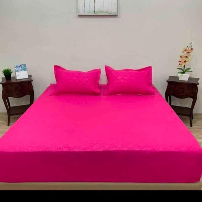SPREI EMBOS TEMPAHAN 180x200x30 - fushia