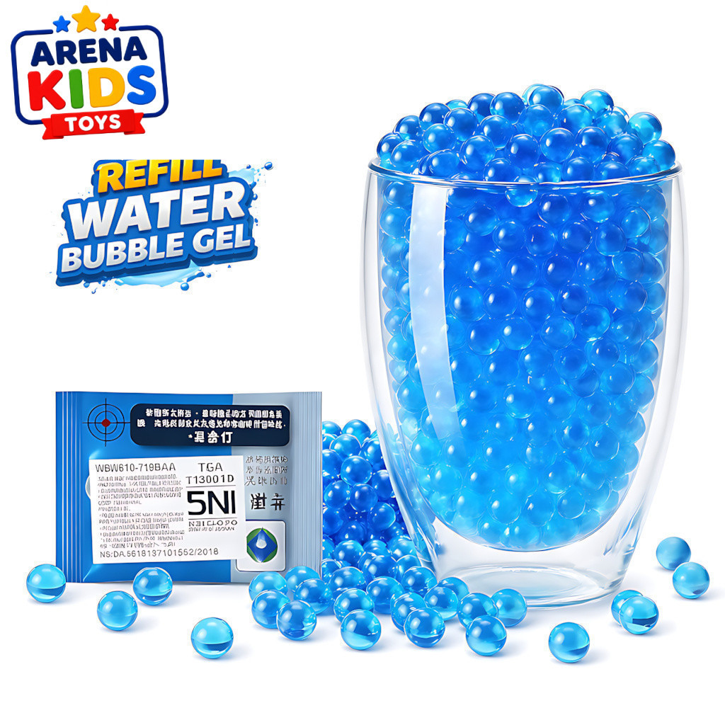 REFILL WATER BUBBLE GEL PELURU 7-8MM Isi Ulang Peluru Gel 7-8 Mm Untuk Hobi Bidik Penggemar Mainan