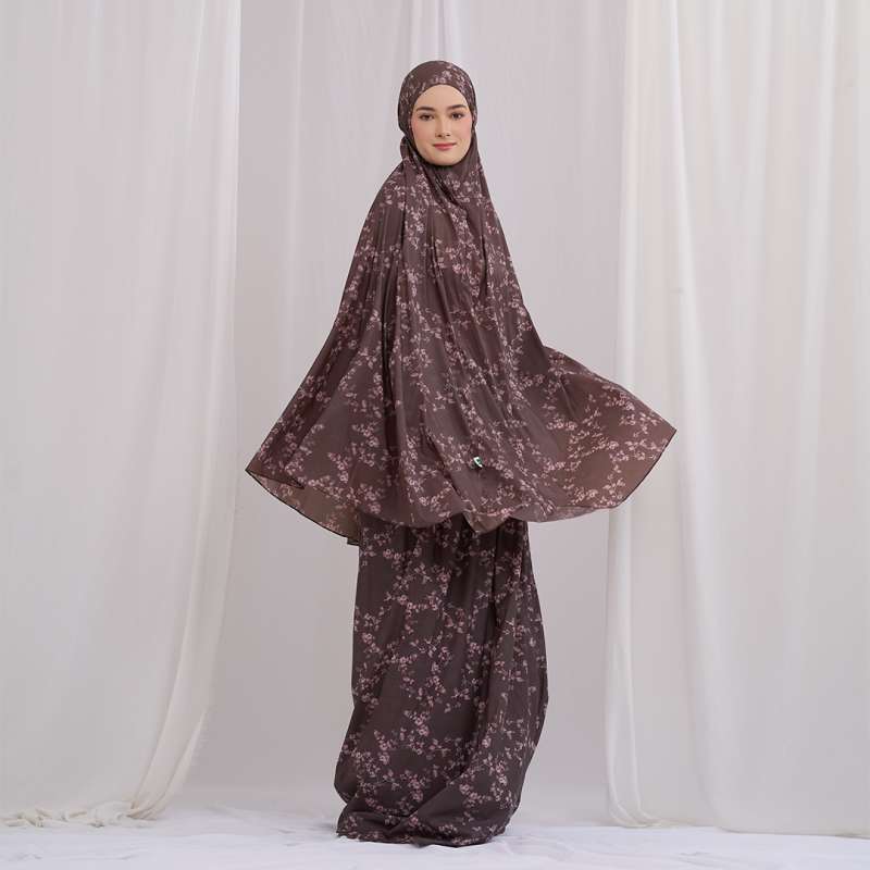 Tatuis Haniyah Amira Travel Tiara  Mukena - Dark Brown