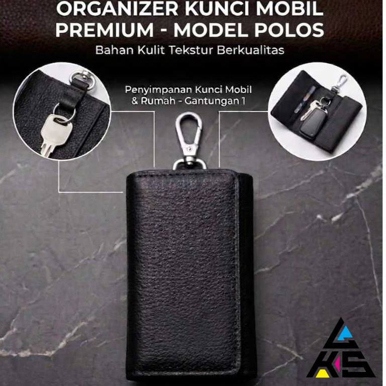 Dompet STNK Kulit Asli Anti Air dan Anti Api, Model Gantungan Kunci KULIT SAPI ASLI FREE BOX
