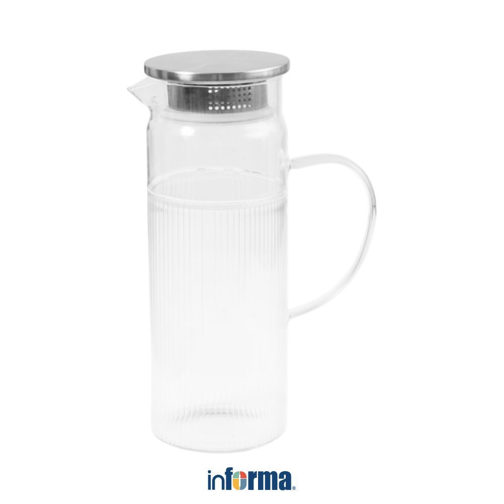 Informa Appetite Appetite Harlbet Teko Minum Kaca 1.2 Liter Transparan