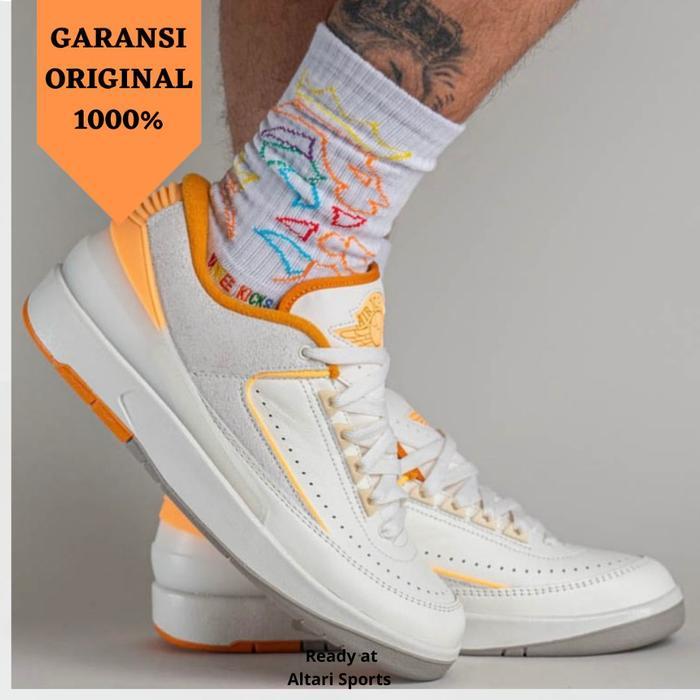 Sepatu basket NIKE AIR JORDAN 2 RETRO LOW original asli DV9956 118 - 46
