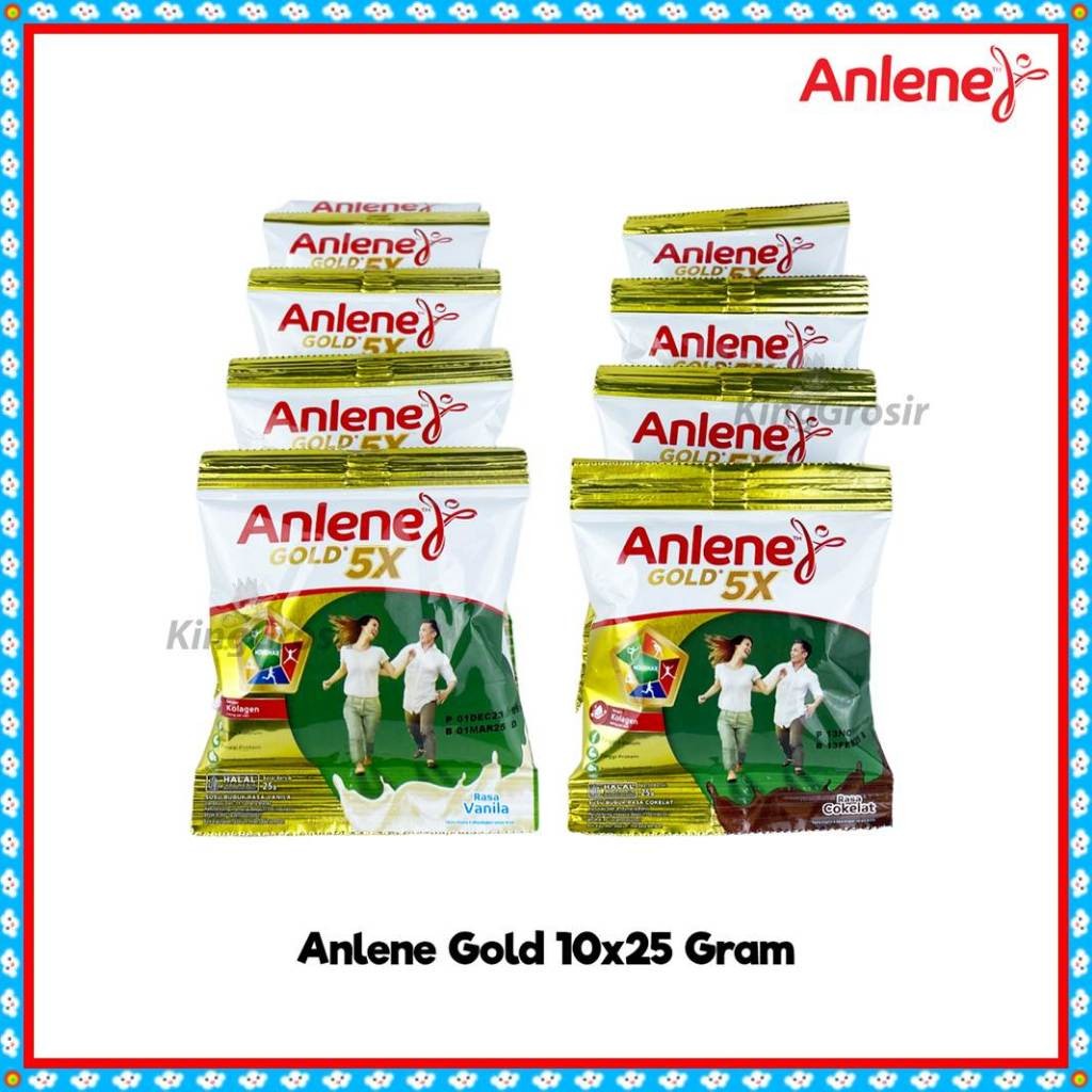 

Anlene Gold Renceng 10x25gr Susu untuk Lansia Susu Bubuk Tinggi Kalsium