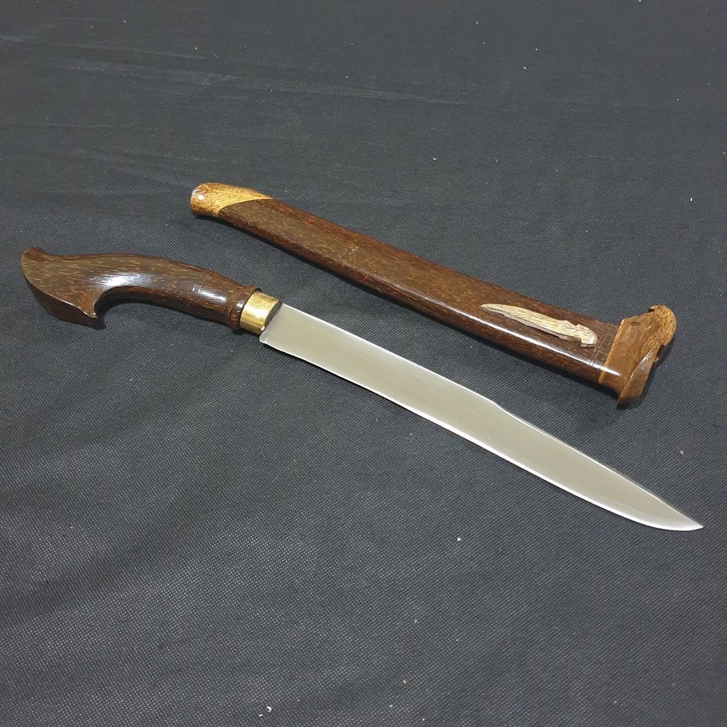 Golok Badik Jumbo Golok Sembelih Super Kayu Aren Baja Per