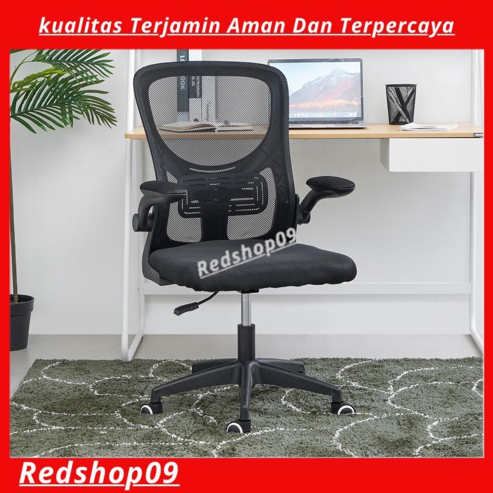 Informa Zidan Kursi Kantor Sandaran Rendah - Hitam/kursi kantor