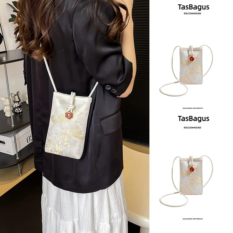 TasBagus COD Tas bahu ponsel kecil wanita baru tahun 2025