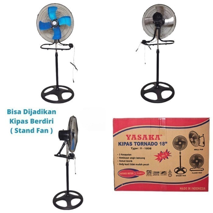 YASAKA Kipas Angin Tornado 3 Fungsi 18 Inch - Garansi 1 Tahun