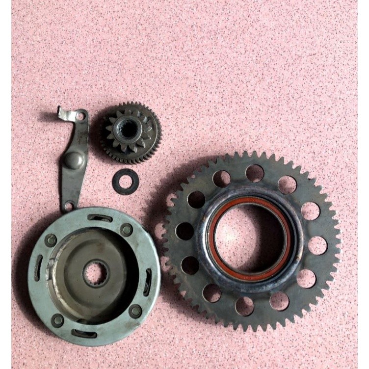 one way lengkap gigi stater Yamaha matic 5tl pnp Mio sporty/Mio smile/Mio soul/Fino karbu ORI second