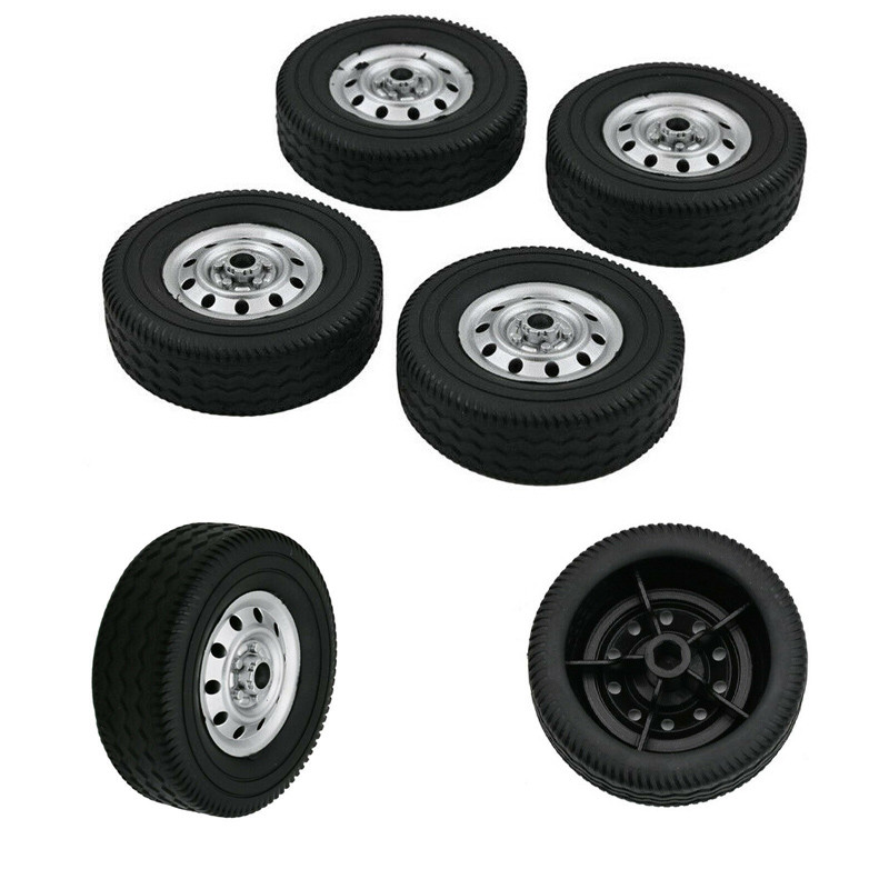 4PCSSET Replacement Rubber Wheel Tires For 1/10 WPL D12 RC Off-Road Buggy Truck Car Y upgrade parts