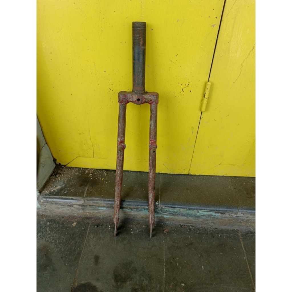 fork sepeda balap 24 jadul layak pakai