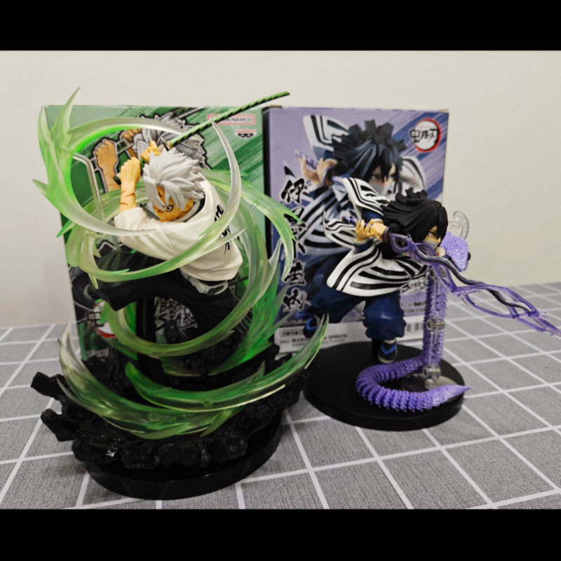 New Sega Xross Link Demon Slayer Anime Action Figures Set - Shinazugawa Sanemi Iguro Obanai Tokitou 