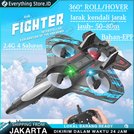 Jojotoy Mainan Pesawat Terbang Remote Control Led Pesawat Glider Airplane Foam SU35 Pesawat Mainan P
